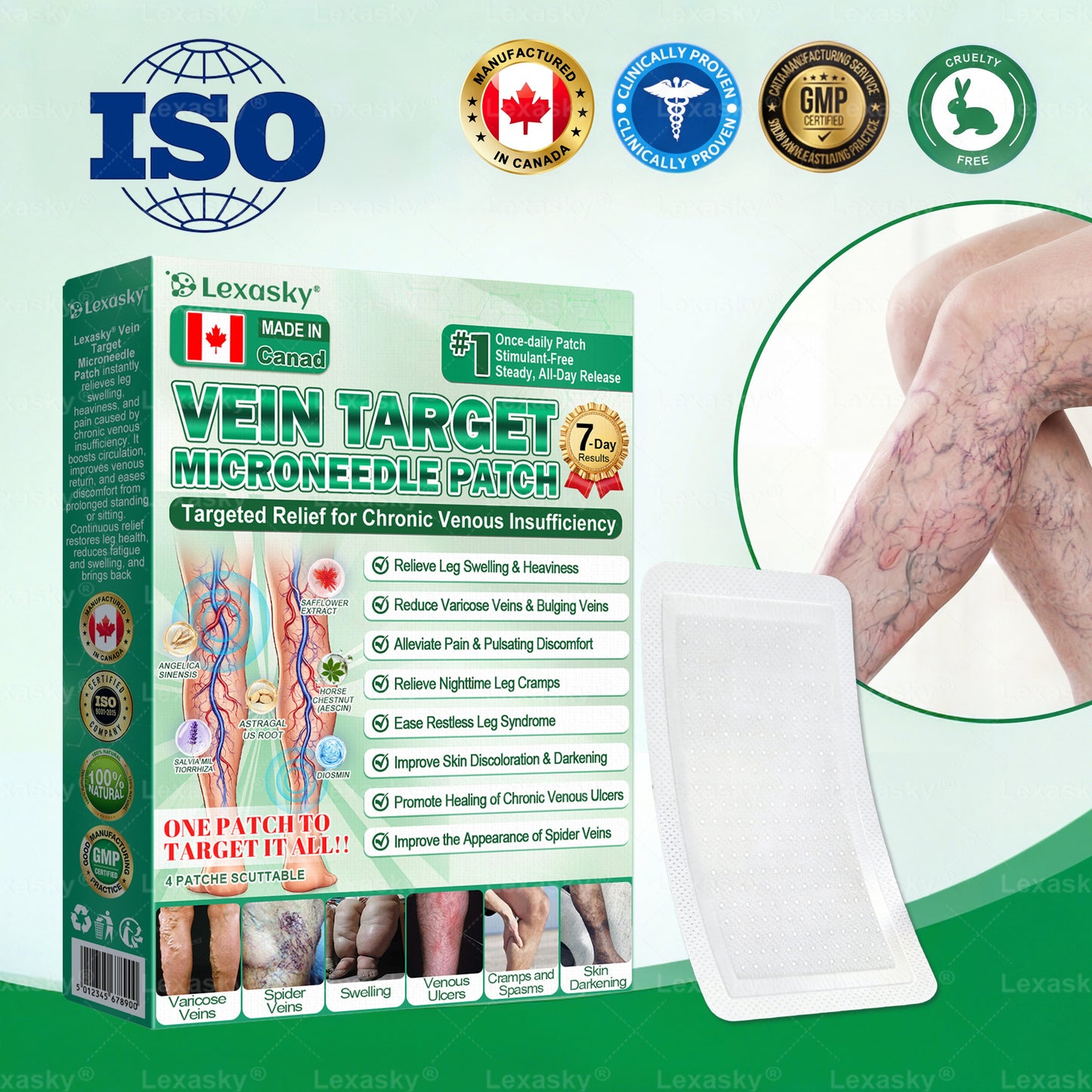 👨‍⚕️✅✅𝐋𝐞𝐱𝐚𝐬𝐤𝐲® 𝐕𝐞𝐢𝐧 𝐓𝐚𝐫𝐠𝐞𝐭 𝐌𝐢𝐜𝐫𝐨𝐧𝐞𝐞𝐝𝐥𝐞 𝐏𝐚𝐭𝐜𝐡⚡Instant Relief, Long-Term Results big sale